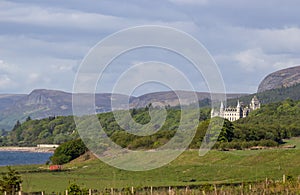 Dunrobin Castle at Golspie in the Scottish Highlands