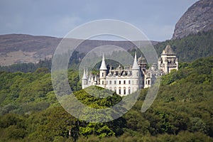 Dunrobin Castle at Golspie in the Scottish Highlands