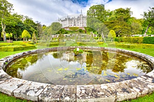 Dunrobin Castle reflected