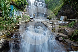 Dunsinane waterfall in Sri Lanka