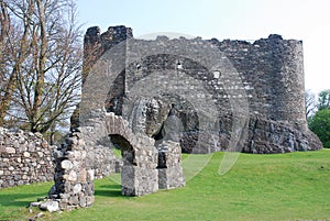 Dunstaffnage Castle.