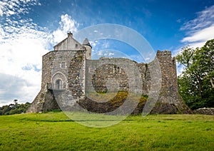 Dunstaffnage Castle in Oban, Scotland, UK