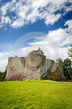 Dunstaffnage Castle in Oban, Scotland, UK