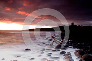 Dunstanburgh Castle coastline