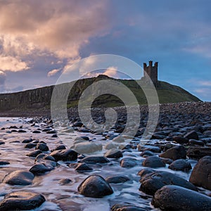 Dunstanburgh Castle in Northumberland