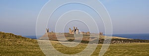 Dunstanburgh castle ruins