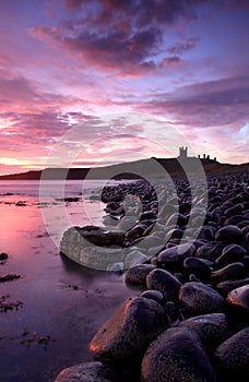 Dunstanburgh castle Sunrise