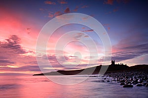 Dunstanburgh castle Sunrise