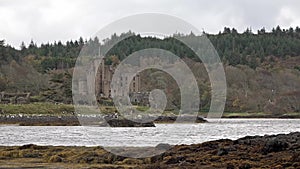 Dunvegan castle on the Isle of Skye - the seat of the MacLeod of MacLeod, Scotland, UK