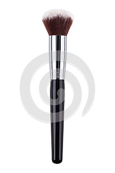 Duo fibre foundation makeup brush. Isolated. White background