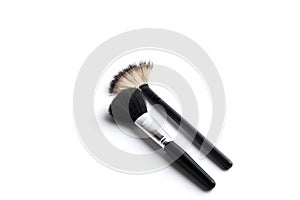 Duo fibre foundation makeup brush. . White background