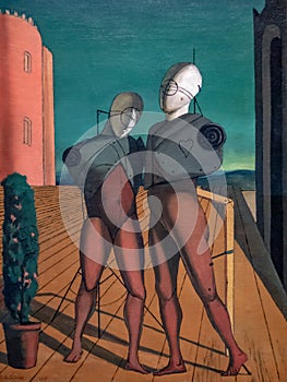 The Duo by Giorgio de Chirico