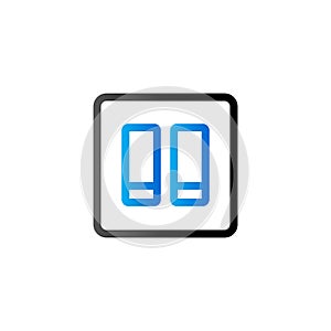 Duo Tone Icon - Electric switch