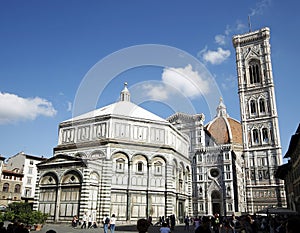 Duomo and baptistery of florence