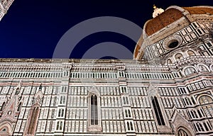 Duomo Basilica di Santa Maria del Fiore Florence Firenze Tuscany Italy night