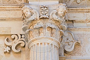 Duomo Church. Lecce. Puglia. Italy. photo