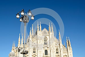 Duomo di Milano - Milan Dome. Ancient cathedral in Northern Italy