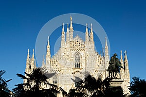Duomo di Milano - Milan Dome. Ancient cathedral in Northern Italy