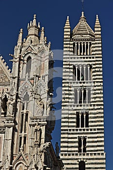 The Duomo di Siena in Tuscany, Italy