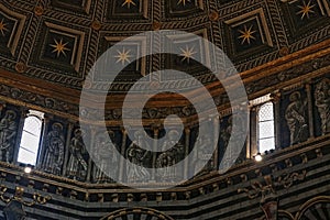 The Duomo di Siena in Tuscany, Italy