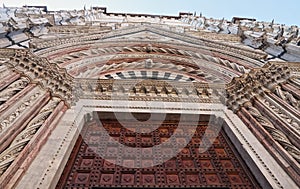 The Duomo di Siena in Tuscany, Italy photo