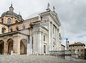 Duomo di Urbino, Urbino Cathedral in the Marche region, Italy