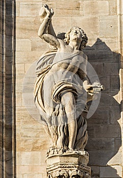 Duomo of Milan, statues photo