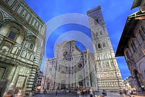 Duomo at night, Florence, Italy