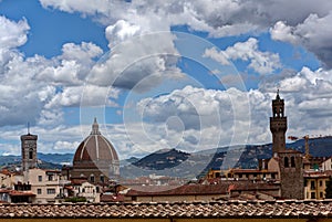 Duomo Palazzo Vecchio Florence Firenze Tuscany Italy
