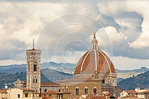 Duomo Santa Maria Del Fiore and Bargello in the evening