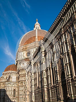 Duomo Santa Maria Del Fiore and Bargello in Florence, Italy