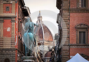 Duomo and Statue of Ferdinando