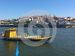 Duoro River Porto Portugal view from de Gaia side