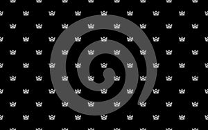 Duplicate crown icon patterns on a black background