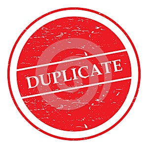 Duplicate stamp photo