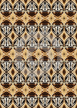 DUPLICATION OF ABSTRACT MOTH MOTIF PATTERN