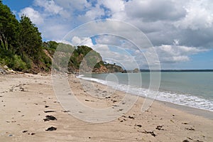 Duporth Cornwall beach near St Austell England UK photo