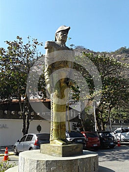 Duque de Caxias Statue in Duque de Caxias Fort Leme Rio de Janeiro Brazil