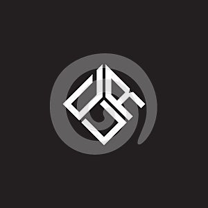 DUR letter logo design on black background. DUR creative initials letter logo concept. DUR letter design
