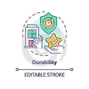 Durability concept icon