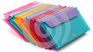 Durable Button File Folders for Students