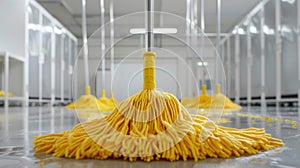 The and durable construction of the mop with a lightweight yet tough material for longlasting use photo