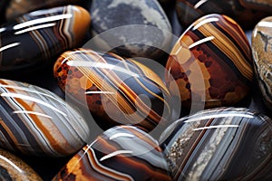 Durable Natural marble gemstone. Generate Ai