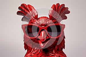 Durable Rooster sunglasses. Generate Ai