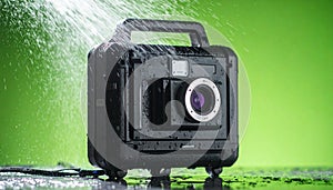 Durable Waterproof Camera Undergoes a Rigorous Water Test