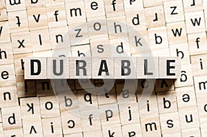 Durable word concept