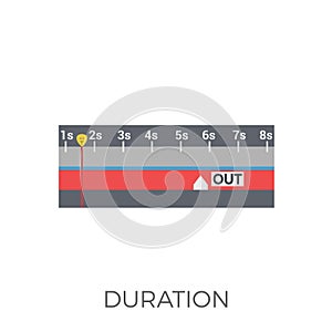 Duration Icon Vector