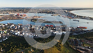 Durban Harbour aerial photo