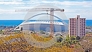 Durban South Africa Moses Mabhida Football Stadium and Crane