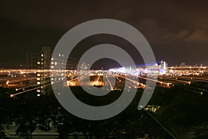 Durban South Africa At Night With Star Trails